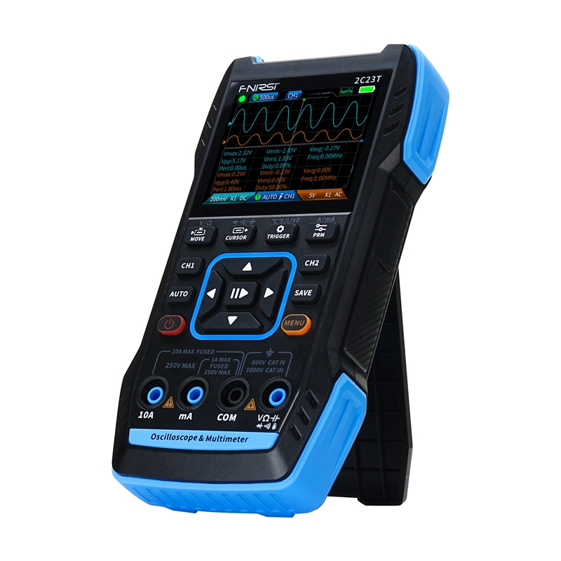 FNIRSI Tragbarer 3-in-1-Oszilloskop-Multimeter-Signalgenerator