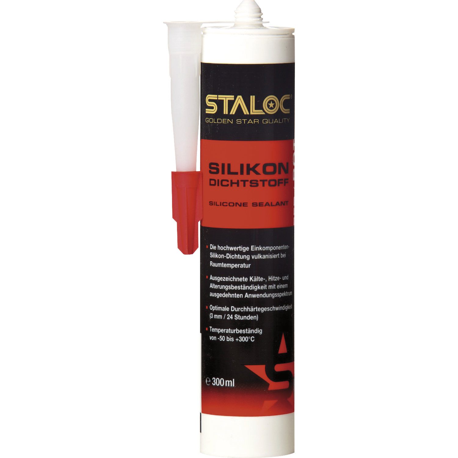 STALOC Hochtemperatursilikon rot (300 ml)