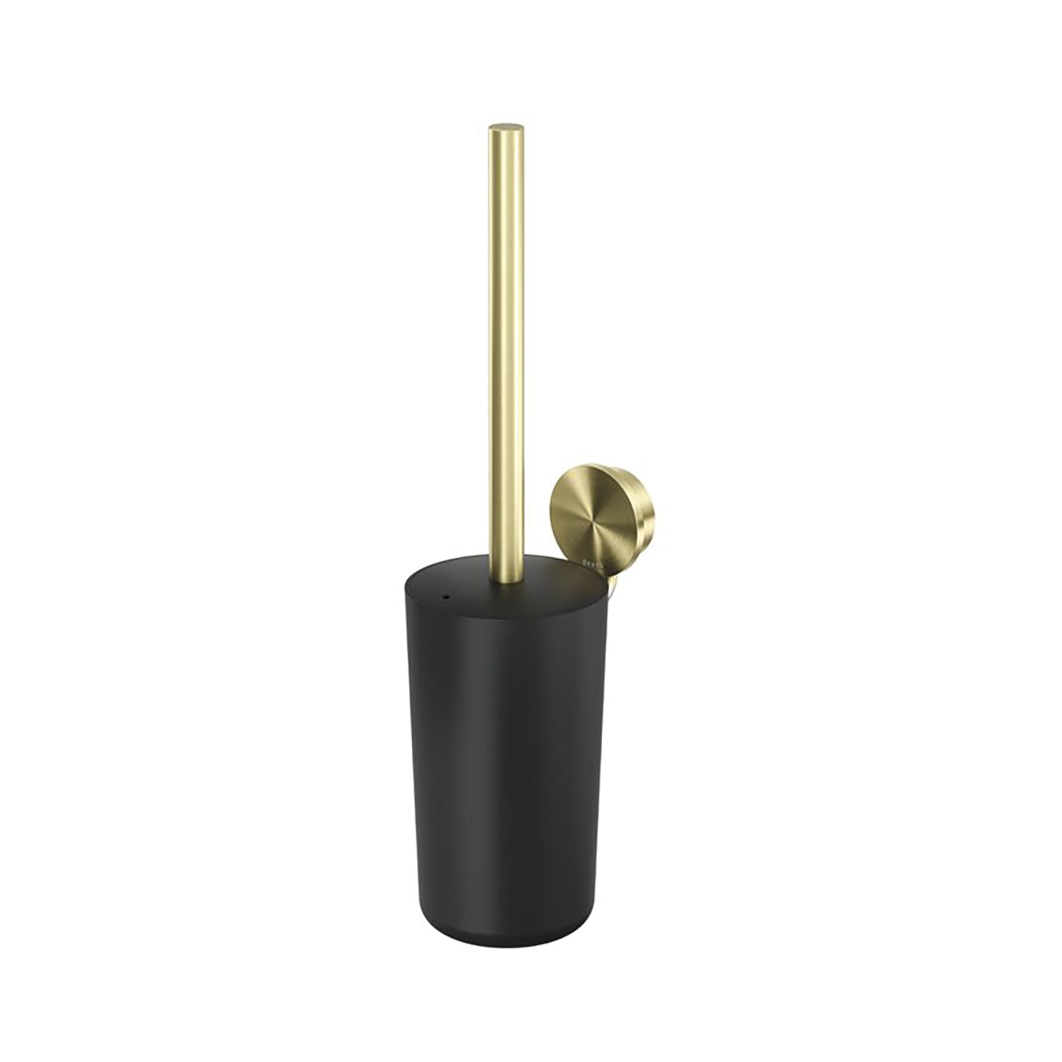 GEESA WC-Bürstengarnitur Opal Metallfinish Gold gebürstet
