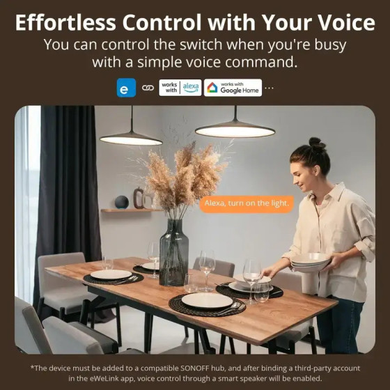 Sonoff SwitchMan Zigbee Smart Wandschalter ZBM5 3fach weiß