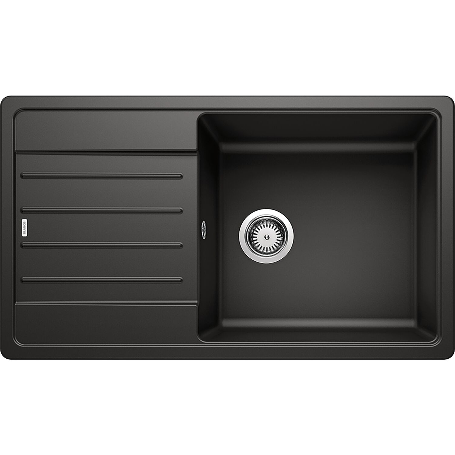 BLANCO Einbauspüle Legra XL 6 S Schwarz, reversibel