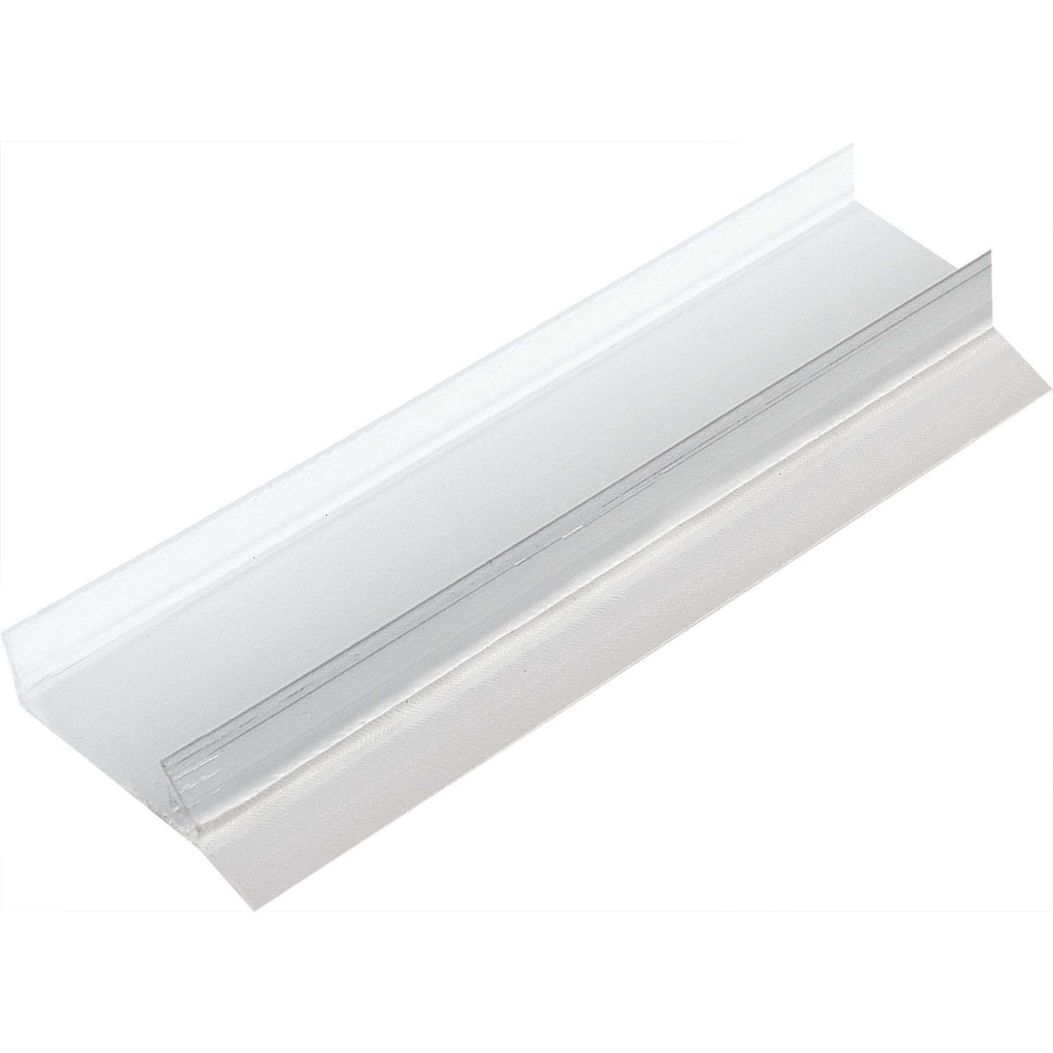 REHAU Sockel-Abschlussprofil 19mm mit Dichtlippe Kunststoff transparent (3.5m)
