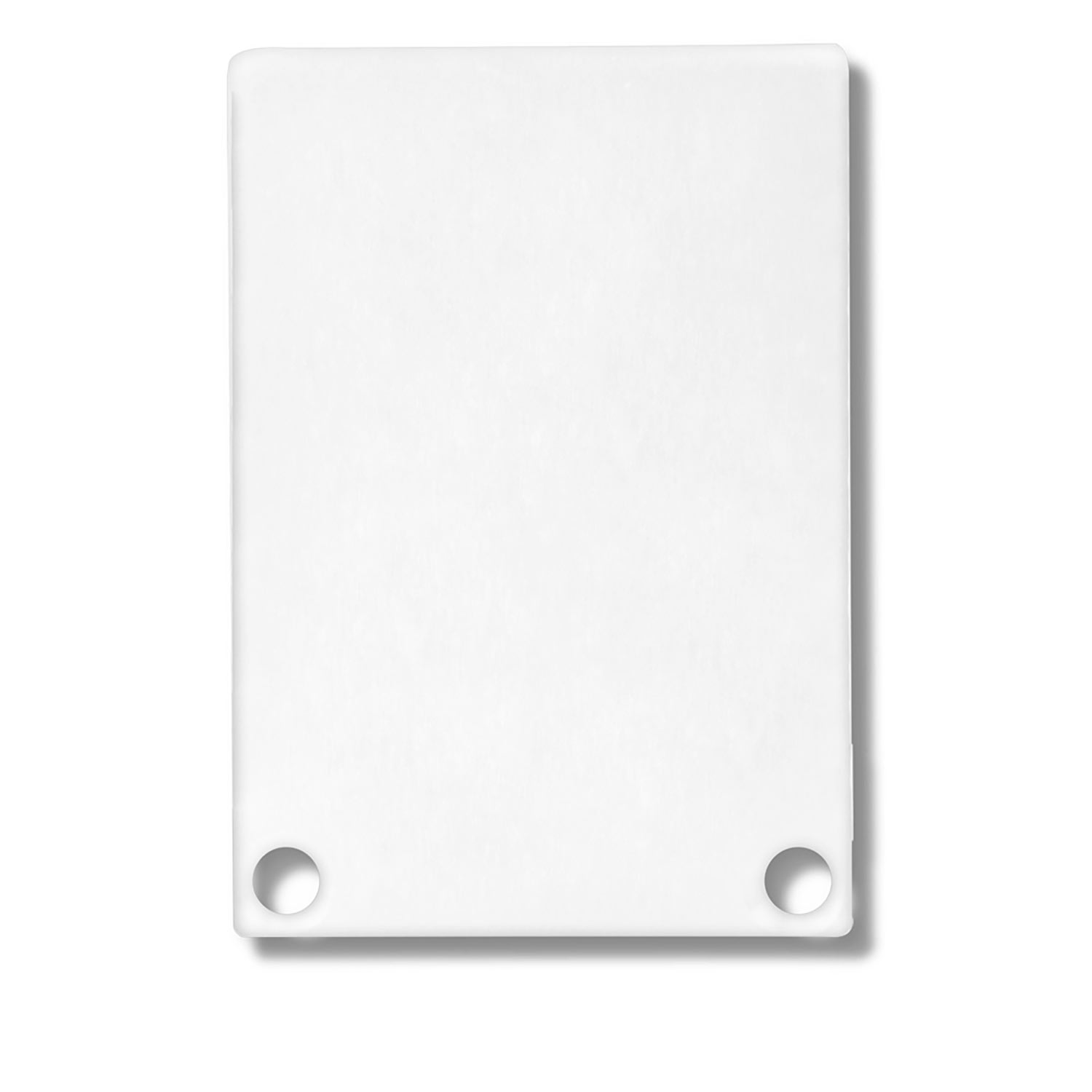 ISOLED Endkappe EC48 Alu weiß RAL 9010 für SURF/DIVE24 mit COVER11 2 STK inkl. Schrauben