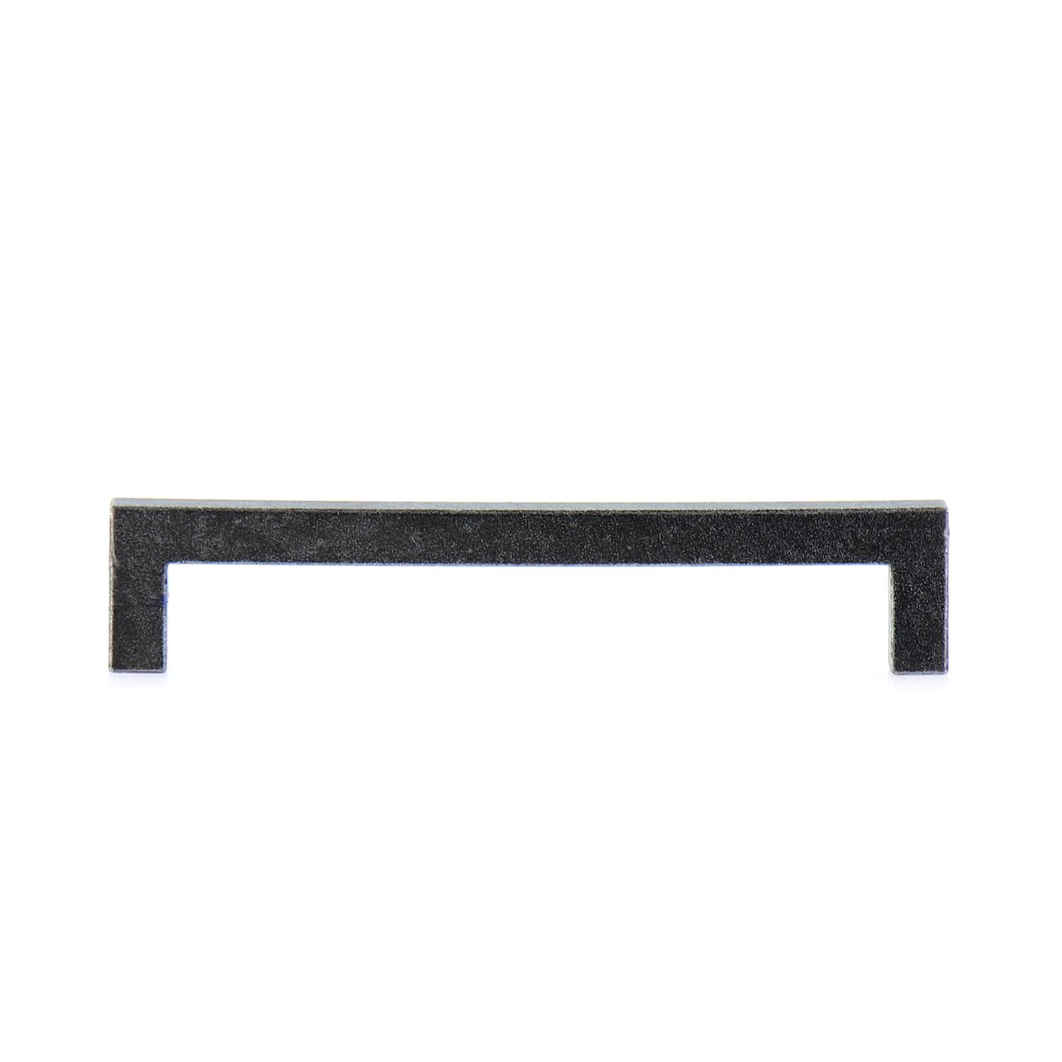 Halcö Möbelgriff Ischgl Lochabstand 160mm Breite 172mm Eisen verzinkt schwarz passiviert