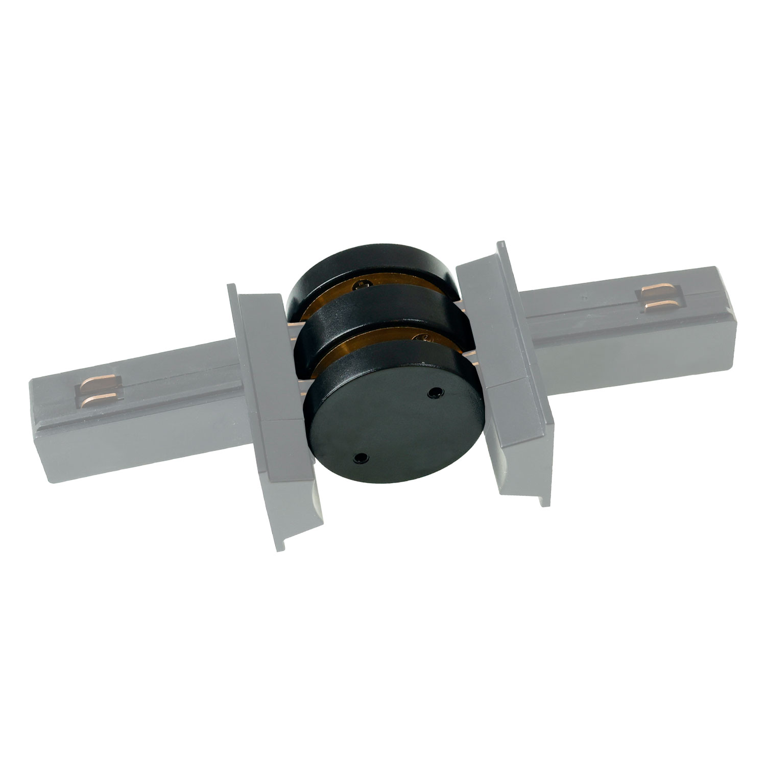 ISOLED Track48 Multi X Basismodul für Aufbauschiene schwarz max. 6A 4-polig