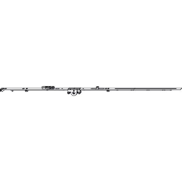 Maco #201733 MACO MM DK-Getriebe fix DM 15 mm 1iS FFH 661-840 mm silber (201733)