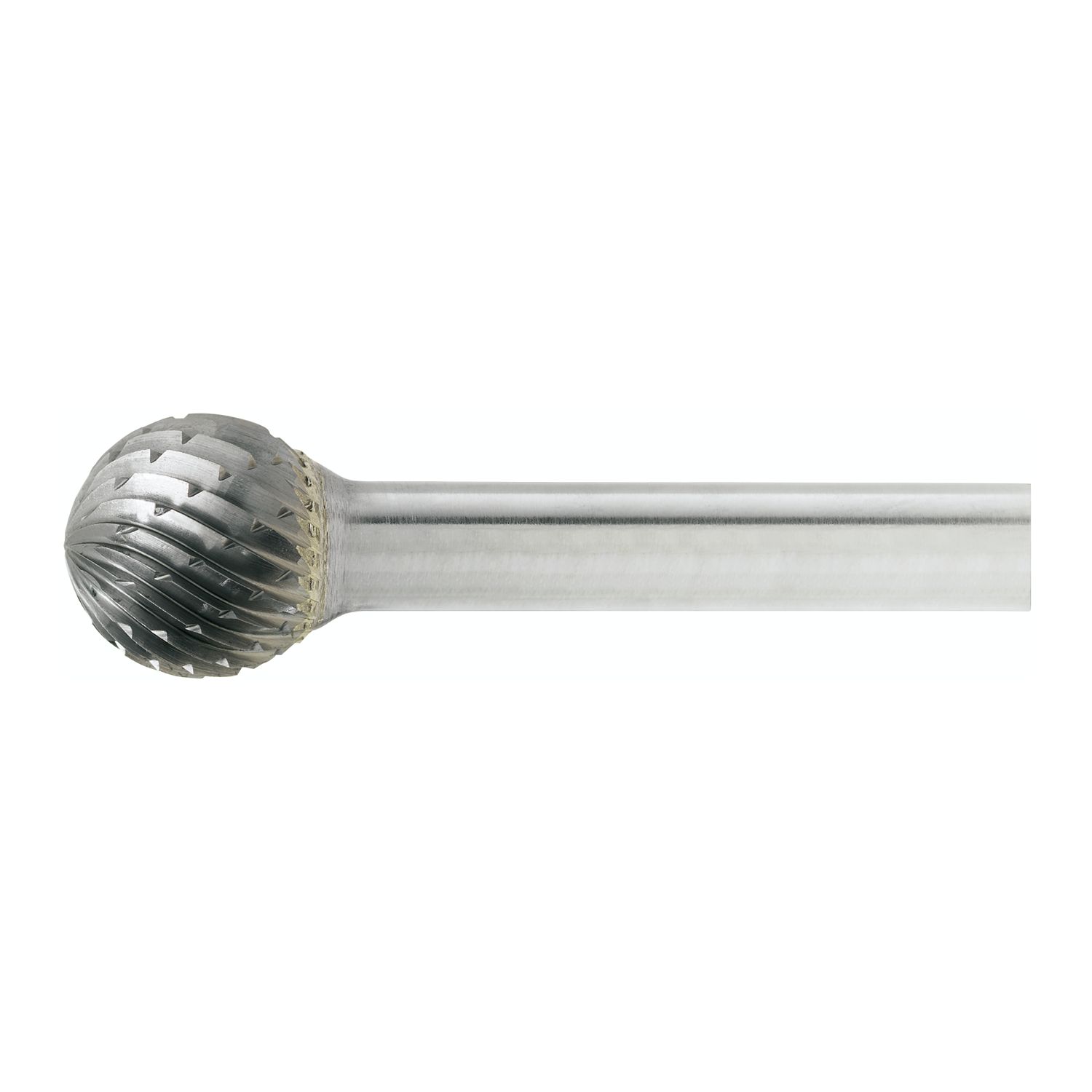 Lukas HM-Frässtift Form D Kugel Kopf ø 4 mm Länge 3 mm Zahnung 7 Schaft 3 mm