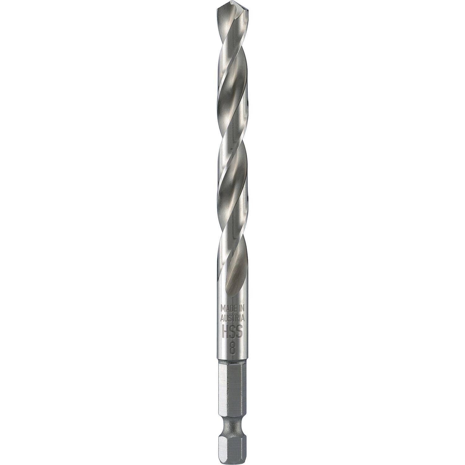 Alpen Spiralbohrer ähnlich DIN338RN HSS 1/4" Sechskant Bit ø 8 mm