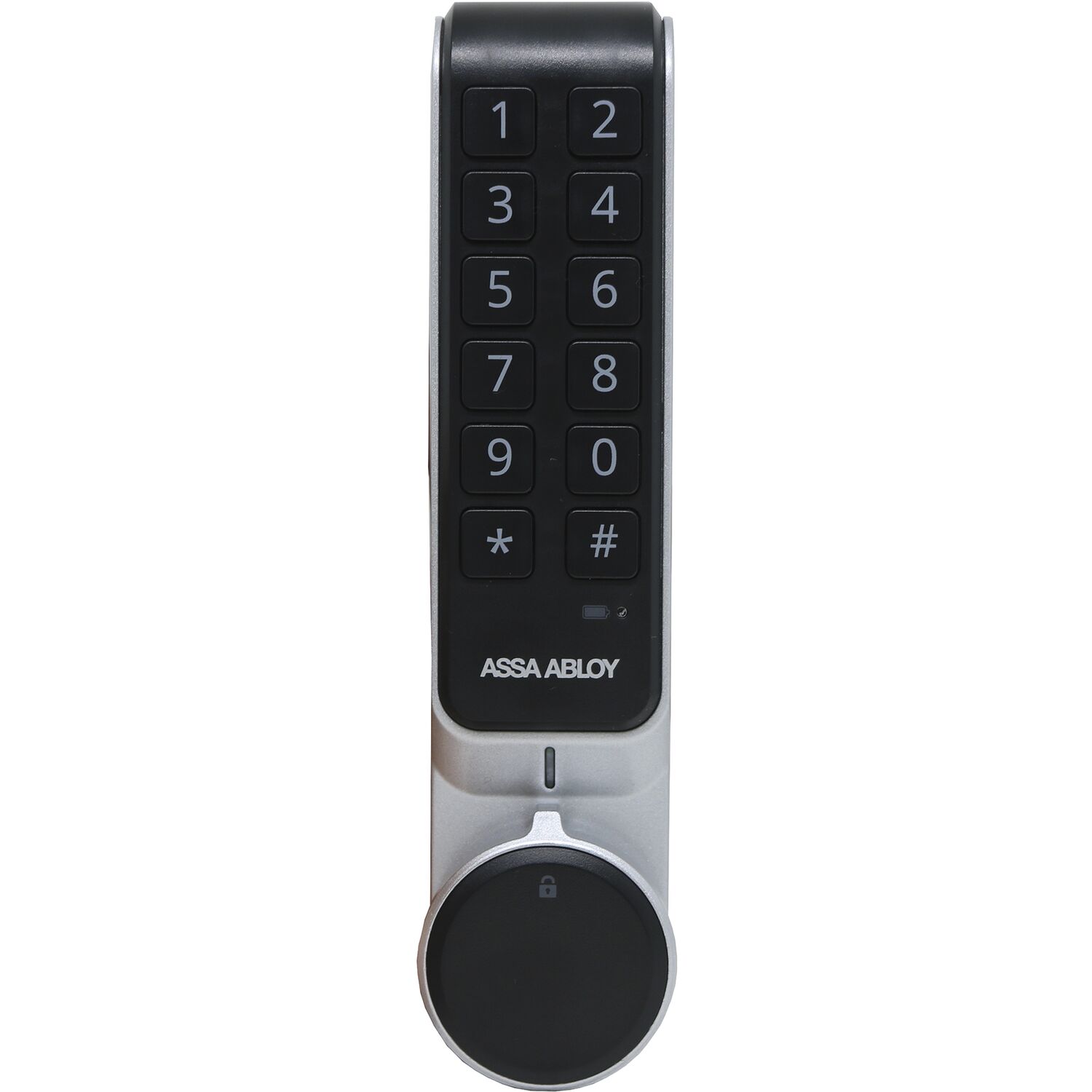 ASSA ABLOY Elektronisches Schrankschloss ML53PA PIN-vertikal Kurzform,TS 1-16mm