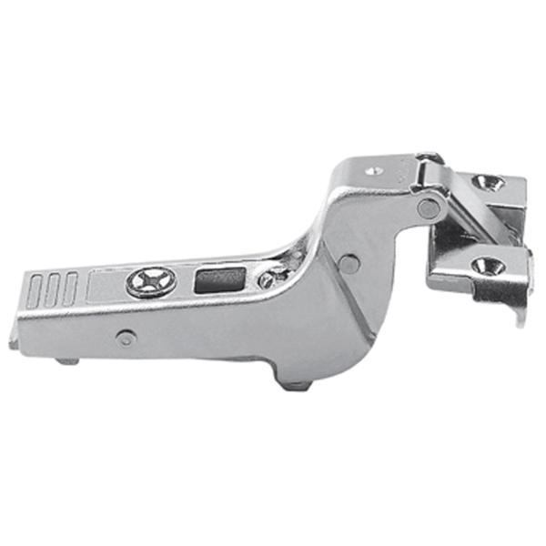 blum CLIP top Alurahmenscharnier 95°, 18 mm gekröpft mit Feder, Schrauben