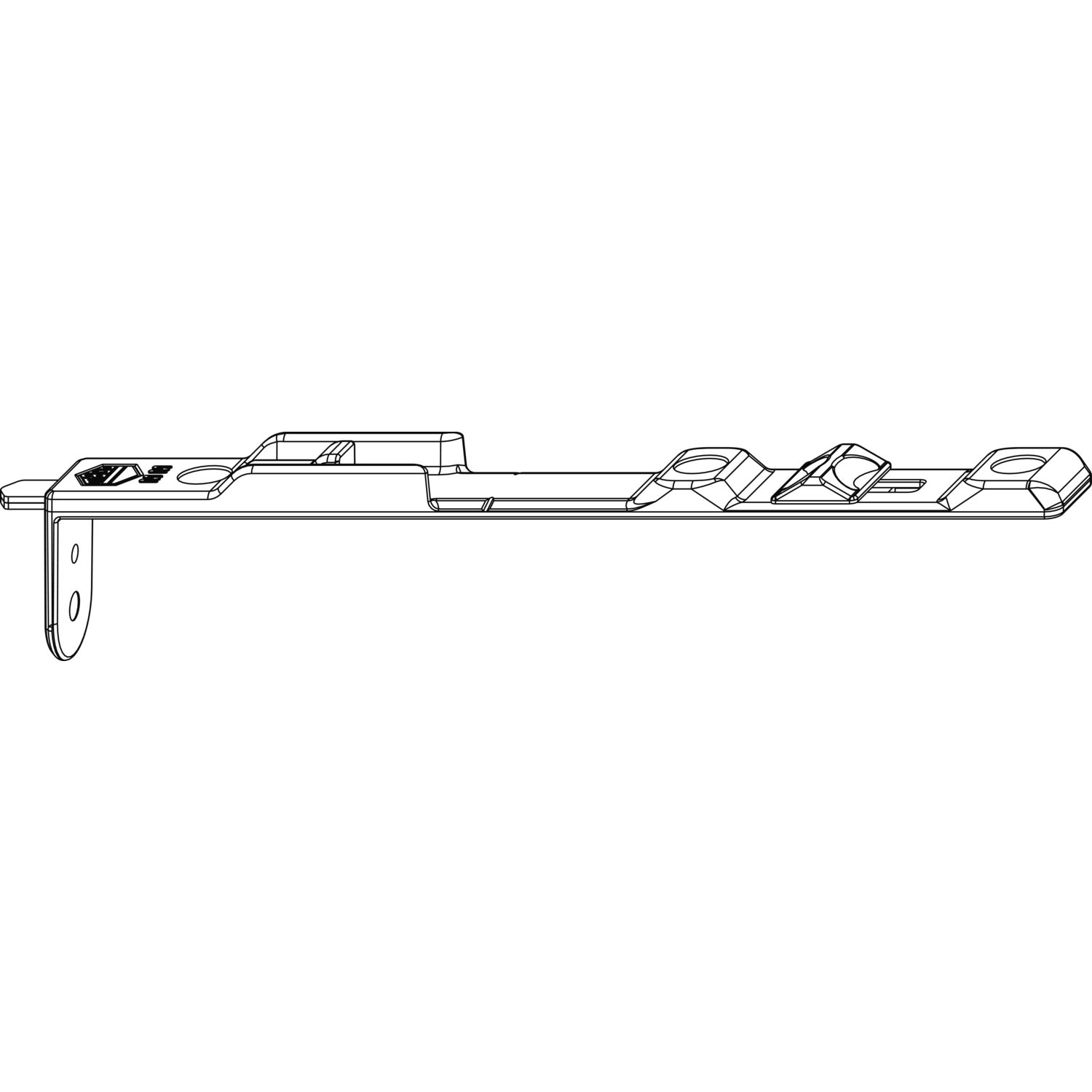 Maco #213922 MACO MM Kantriegel oben, Euronut, L=162 mm, silber (213922)