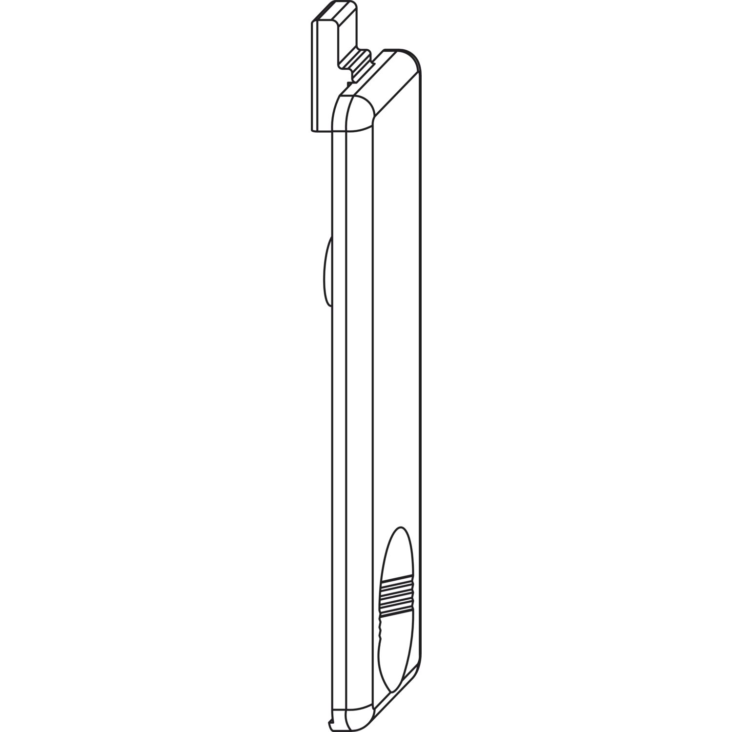 Winkhaus WINKHAUS Hubbegrenzer AWDR, zur Blockierung der Kippstellung, silber
