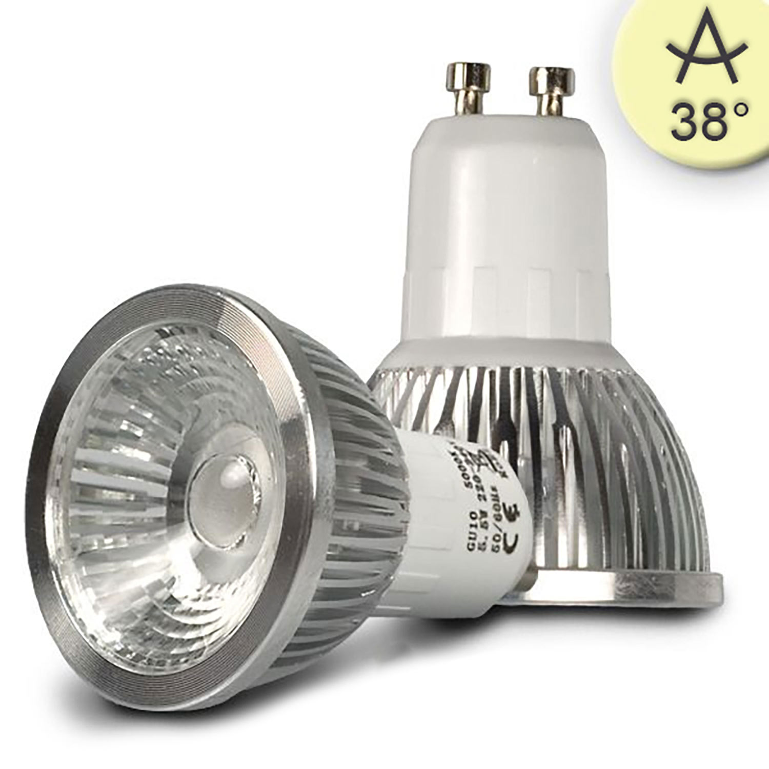 ISOLED GU10 LED Strahler 5,5W COB 38° warmweiß dimmbar