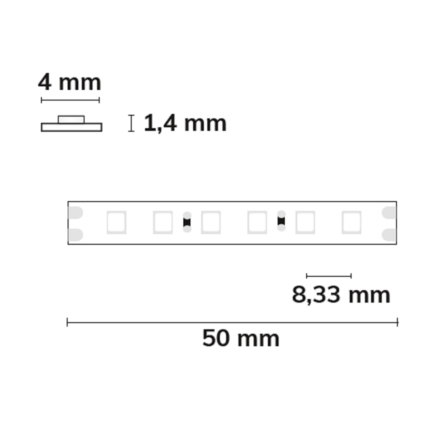 ISOLED LED CRI865 Flexband 24V DC 15W IP20 6500K 5m Rolle 120 LED/m