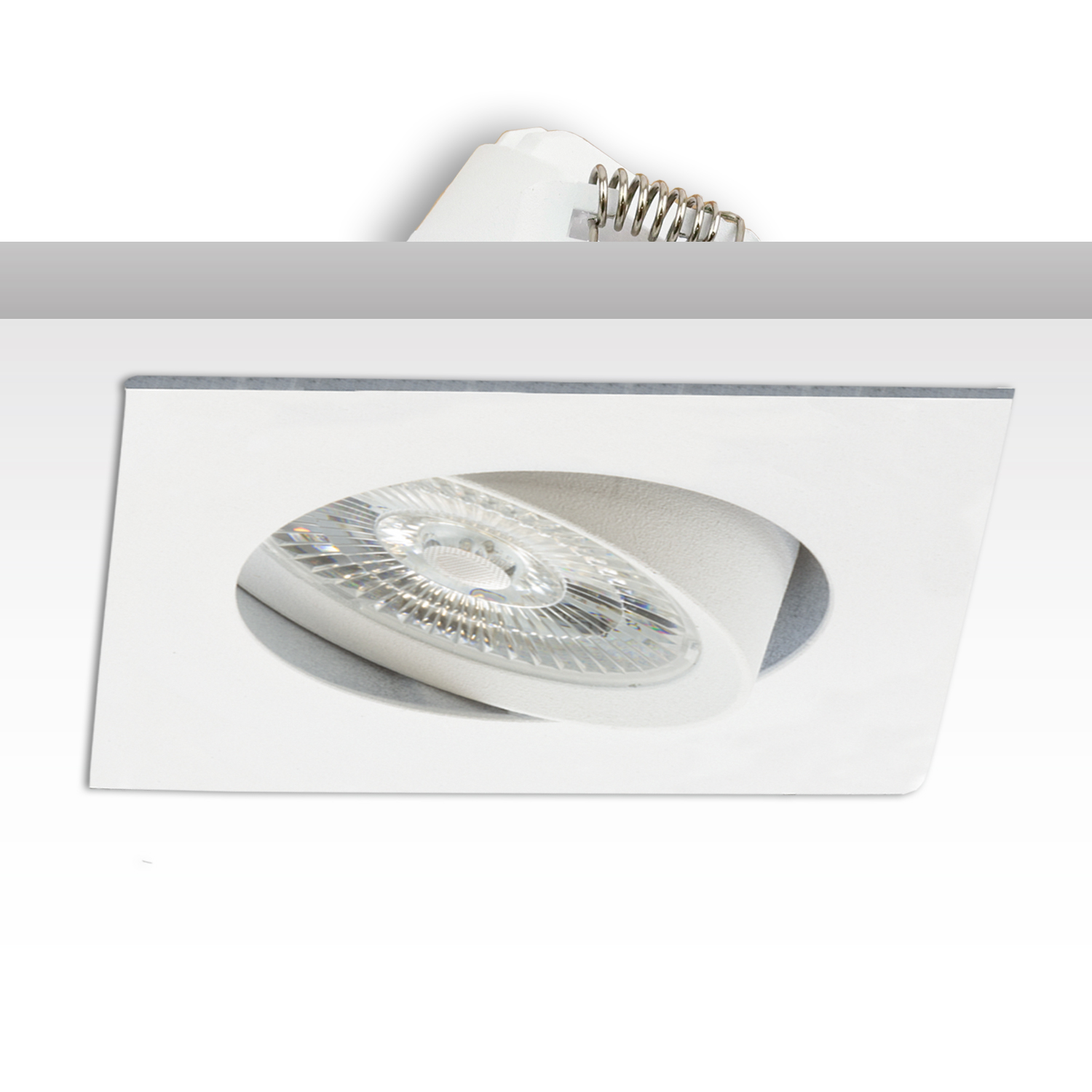 ISOLED LED Einbauleuchte Sunset Slim68 weiß eckig 9W 1800-2800K Dimm-to-warm