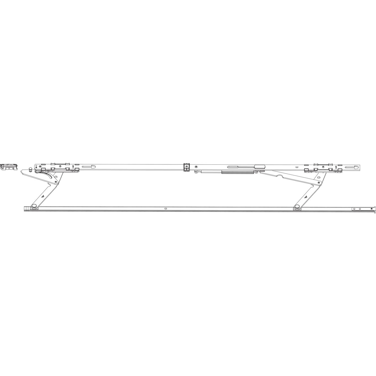 Roto Patio Alversa Gleitscheren-Set Parallelschiebe SL FFB 1651-2000 mm rechts