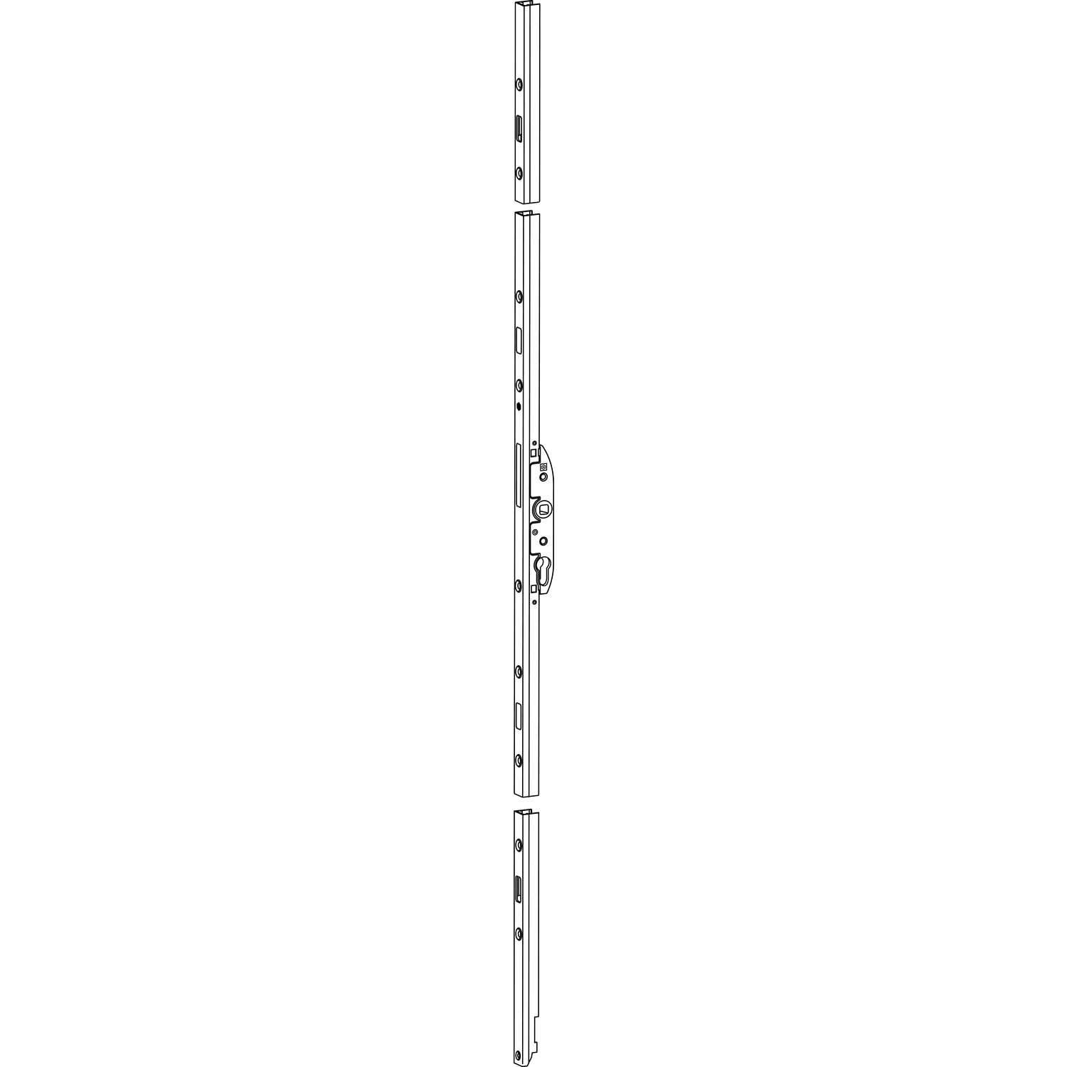 HAUTAU ATRIUM HS 200 Getriebe PZ sperrbar, Gr. 240, DM 27,5, FFH 2101-2400 mm