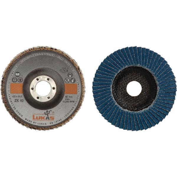Lukas Schleiflamellenteller SLTO Zirkonkorund ø 125 mm Korn 60