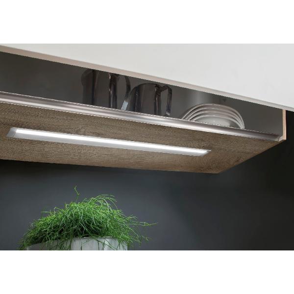 Elektra LED Einbauleuchte LD8010 EF Dimm. 334mm 6 W 3000K warmweiß Aluminium