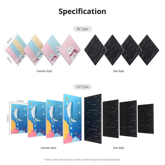 Sonoff TX Ultimate Smart Touch Wandschalterabdeckung Star 4fach