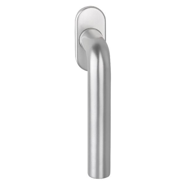 Ogro Fenstergriff PREMIUM 4155SO - verdeckt geschraubt Vierkant 7x20 - 40 silber elox