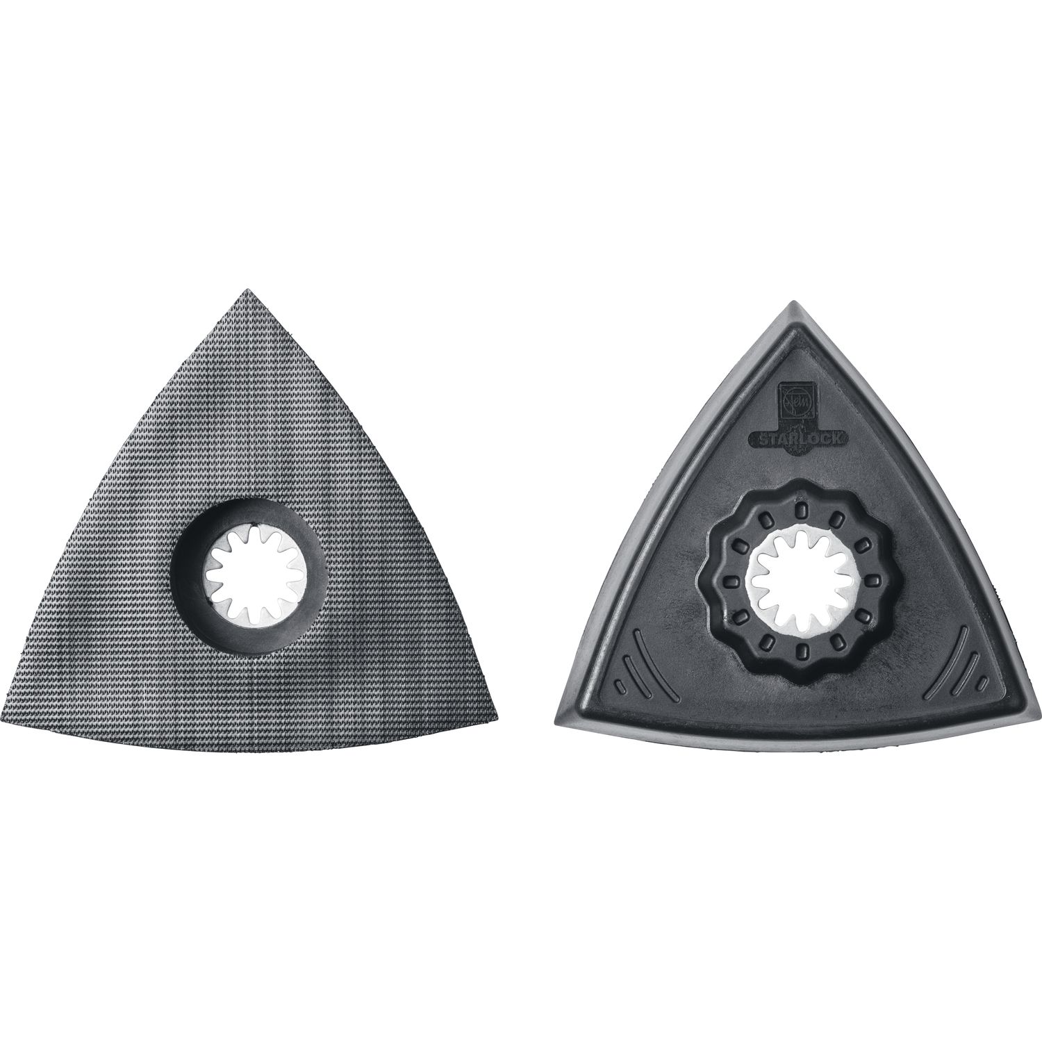 Fein Schleifplatten-Set 3-Eck ungelocht Starlock (2 Stück)