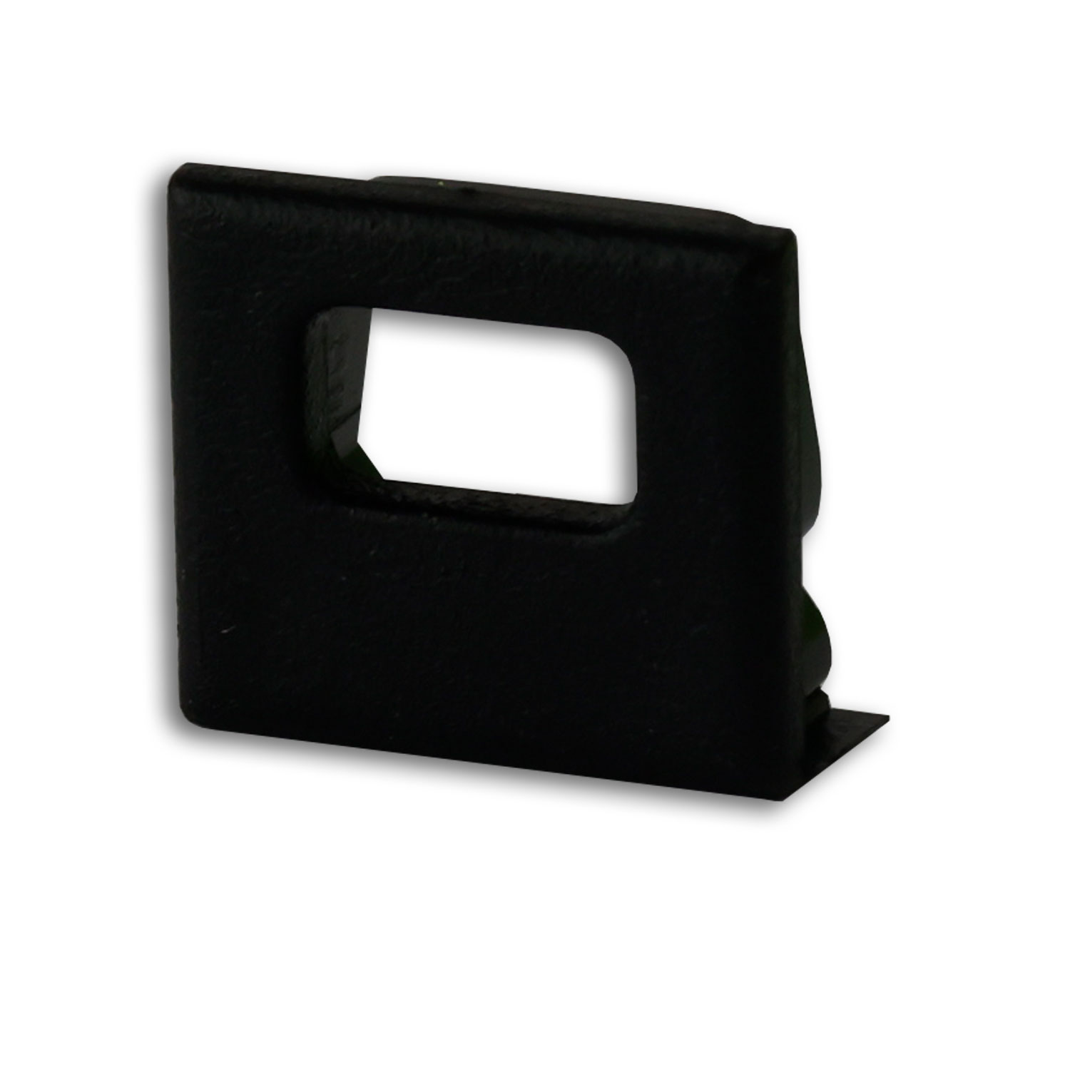 ISOLED Endkappe EC82B schwarz für Profil SURF10 mit Kabeldurchführung 1 STK