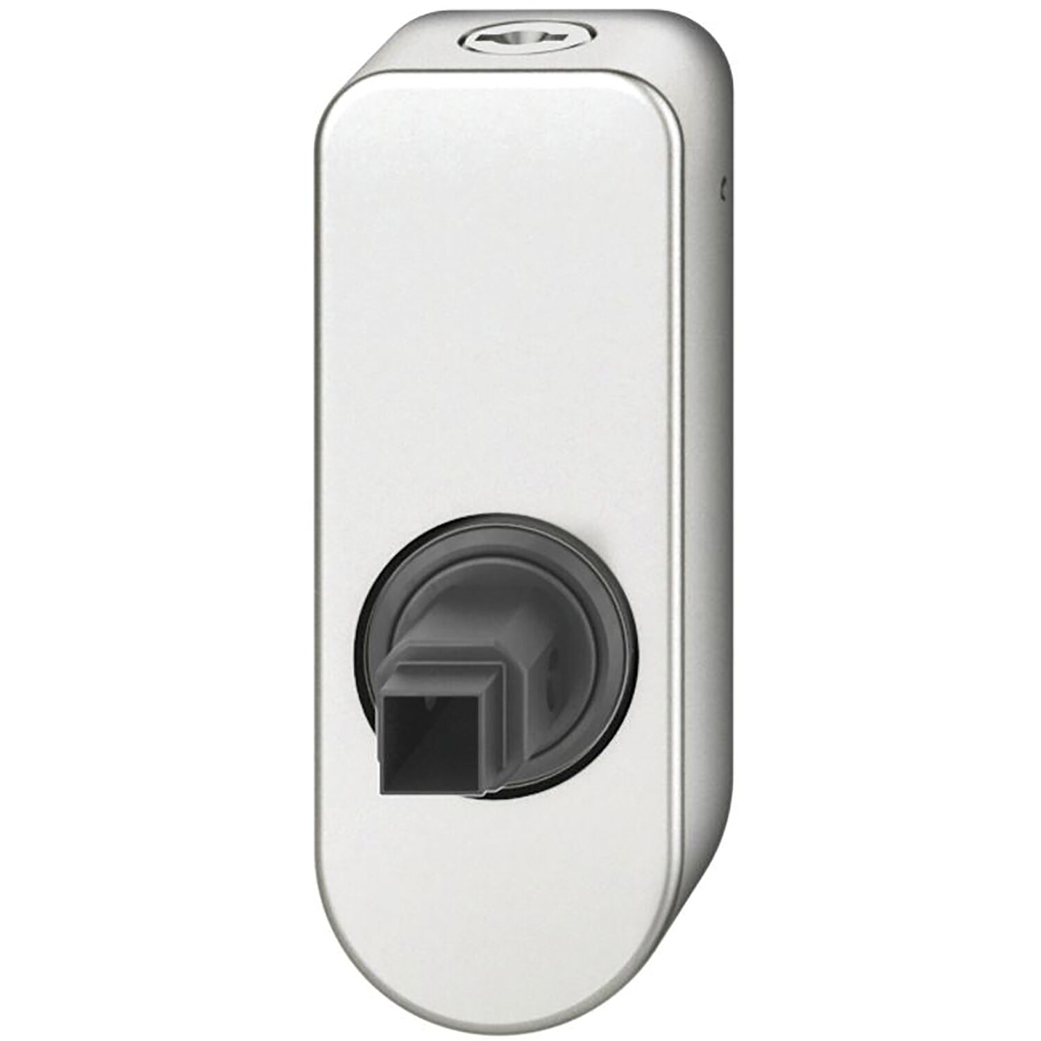 FSB Fenstergriff Adapter-Rosette oval abschließbar Aluminium silber eloxiert