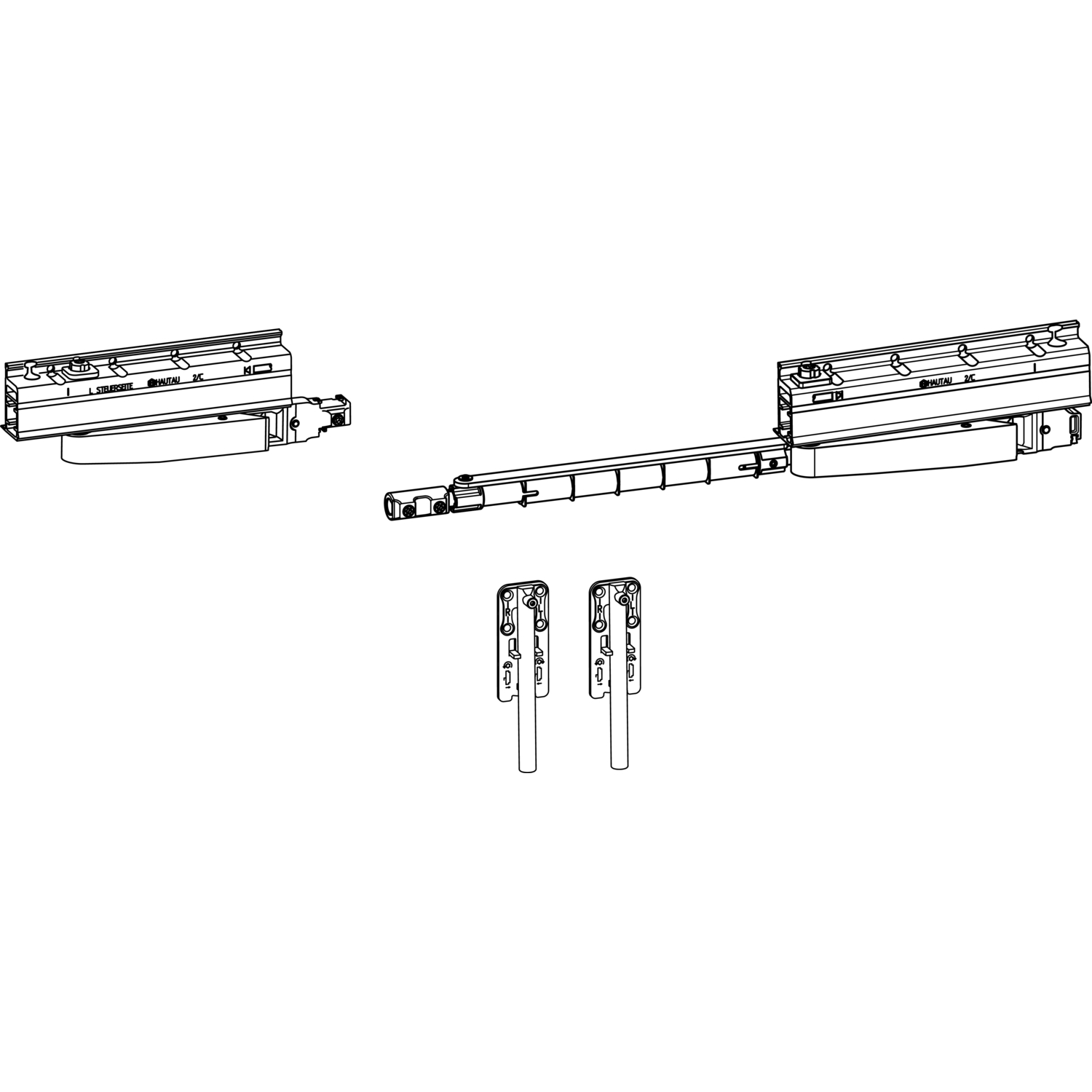 HAUTAU ATRIUM SP komfort Grundkarton Laufwerk, rechts, 160 kg