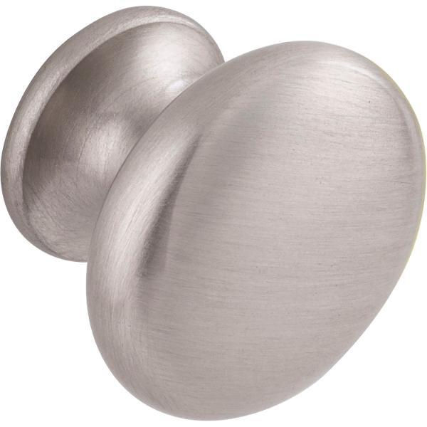 mital Knopf Mioko ø 30 mm, Tiefe 23 mm, Messing Edelstahl Effekt