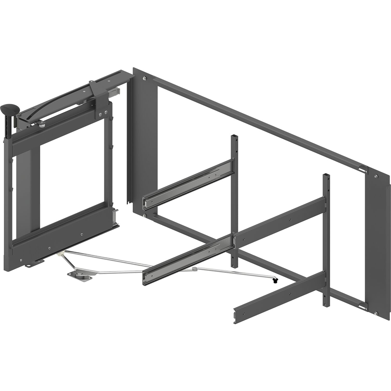 peka Eckauszug Magic Corner Comfort KB 1000 mm links Anthrazit