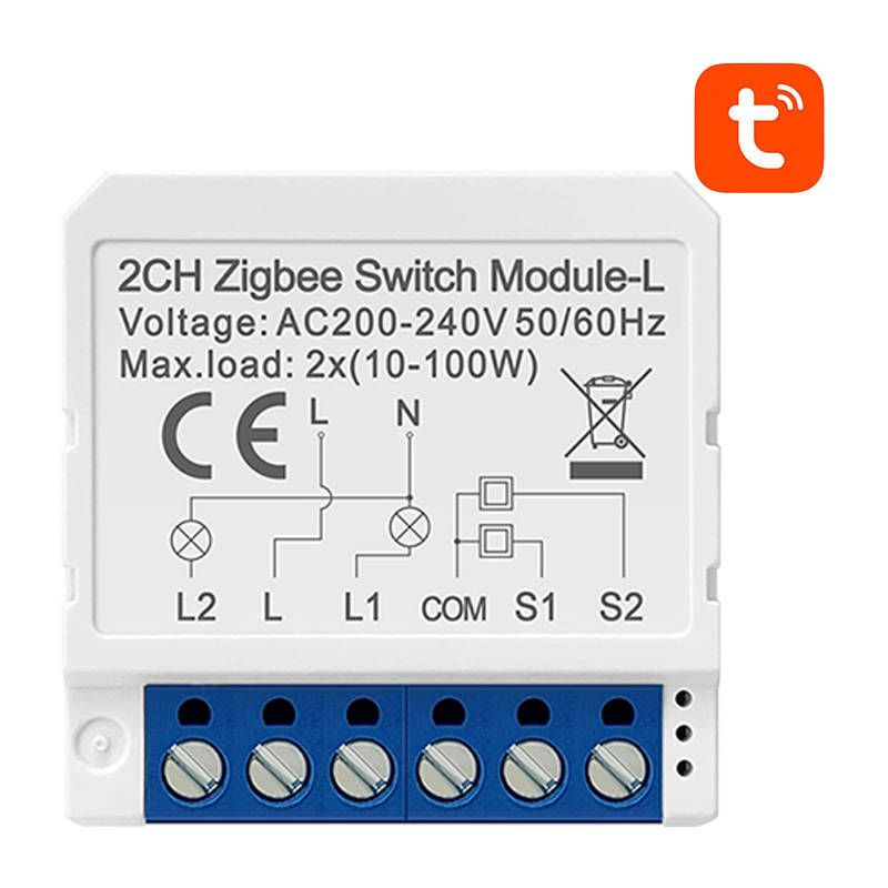 Avatto Smart Schaltmodul ZigBee ohne N-Leiter TUYA