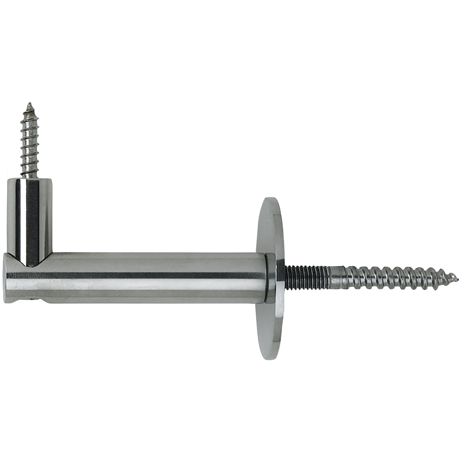 KWS Handlaufträger Rosetten ø 50 mm, Wandabstand 75 mm, Edelstahl matt