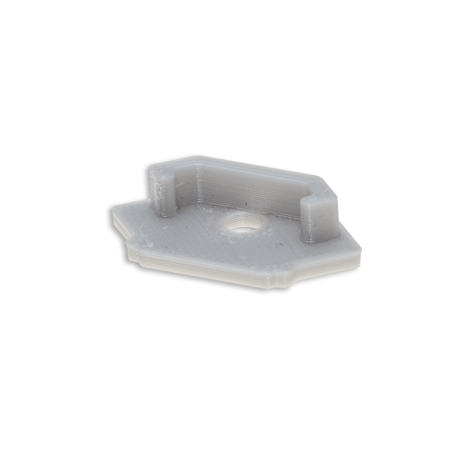 ISOLED Endkappe E217 für LED Trockenbauprofil Ausseneck mit Kabeldurchführung 1STK