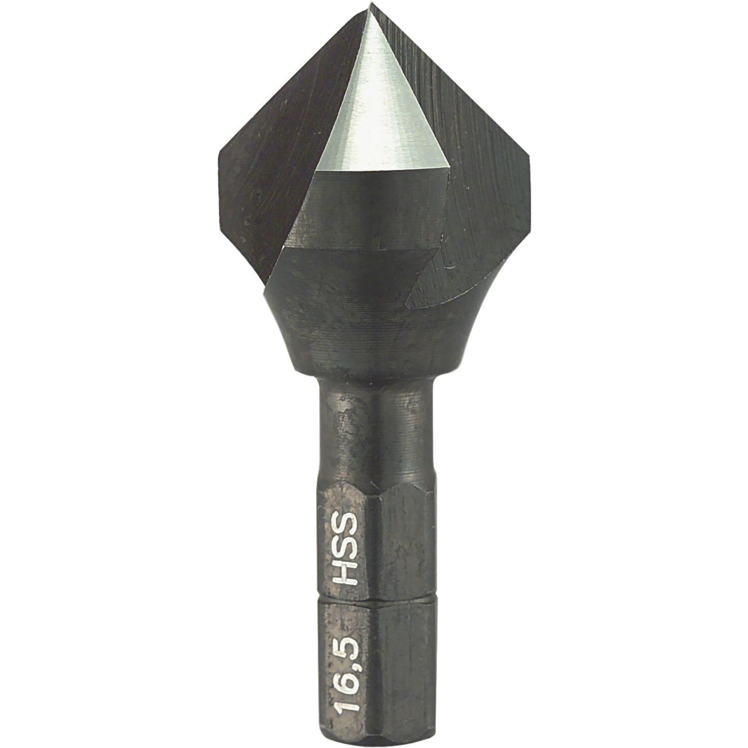Alpen Kegelsenker u. Entgratsenker BIT Z=3 90 Grad HSS M8 1/4"Sechskantschaft