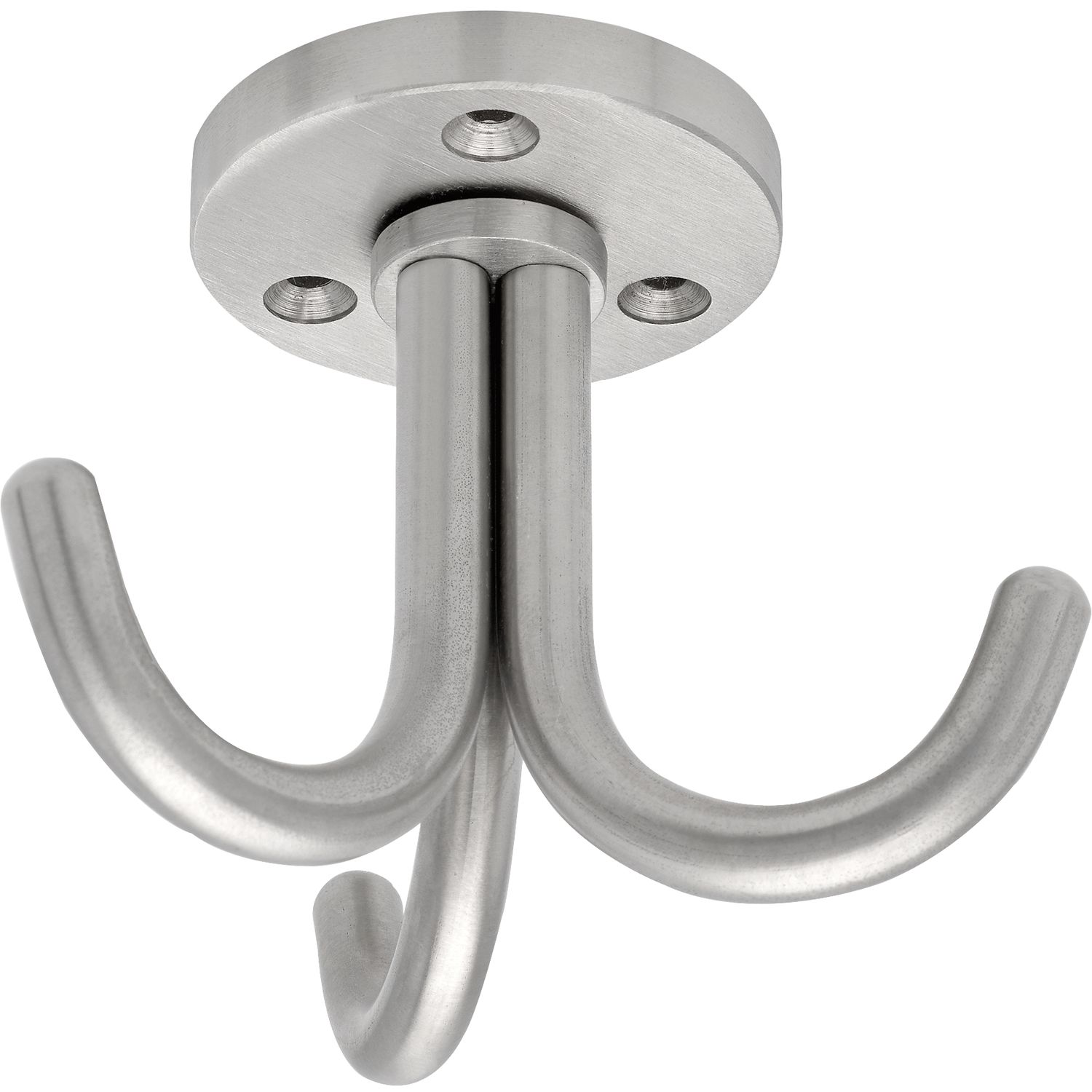 ninka Dreifach-Haken Canis drehbar, Höhe 67 mm, Edelstahl gebürstet