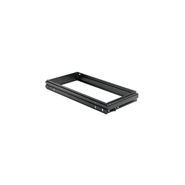 HETTICH Systema Top 2000 Hängeregistratur-Rahmen, 1 x A4, KB 435 mm, schwarz