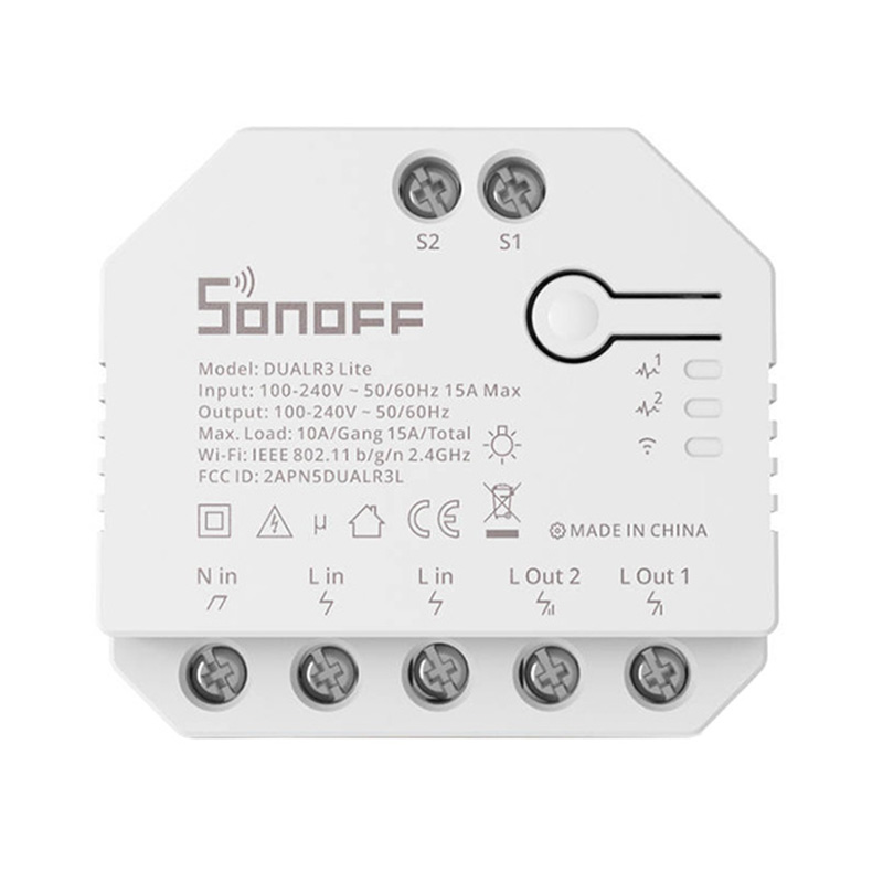 Sonoff Dual-Relais Zwei-Wege-Leistungsmessung Smart Switch DUALR3 Lite