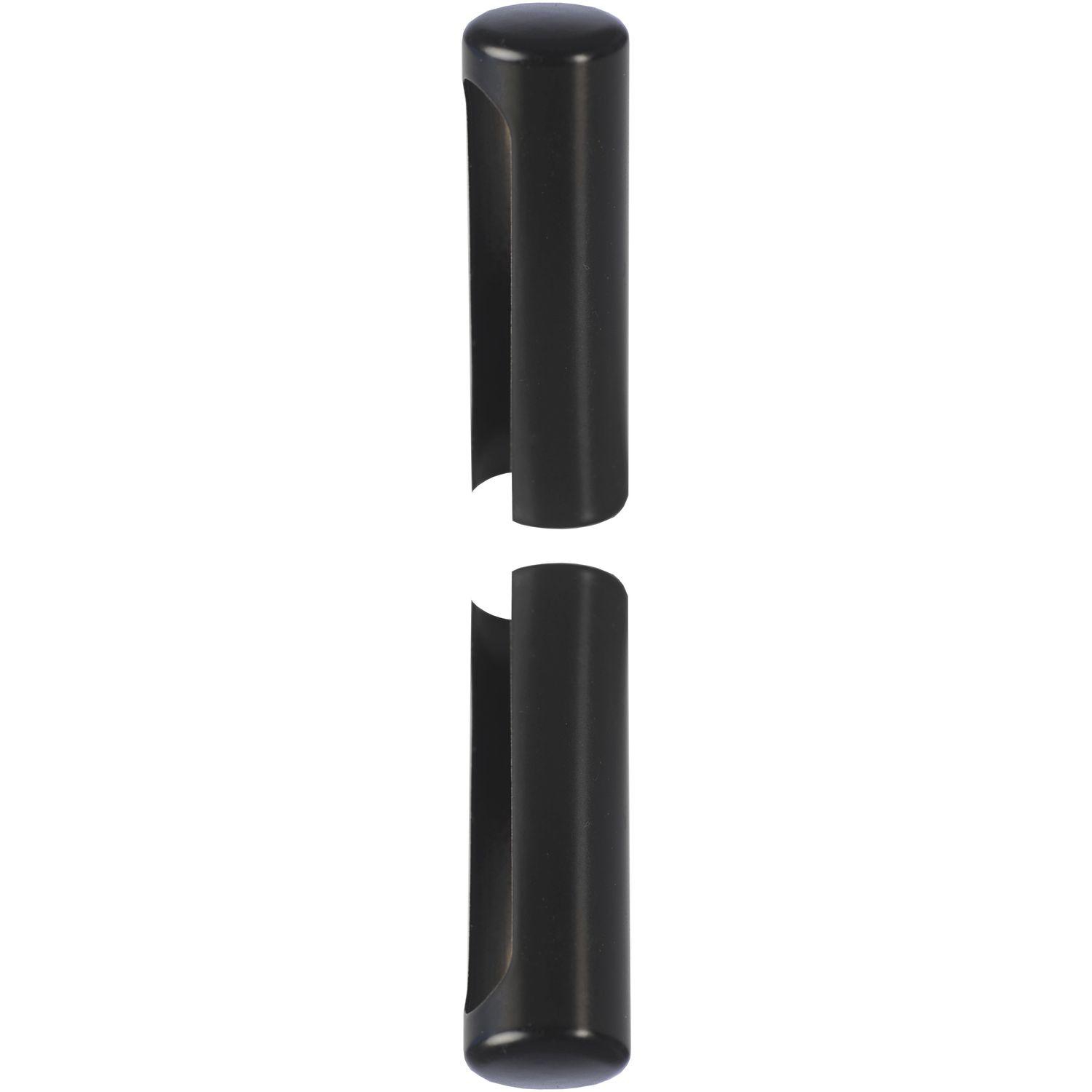 SFS Aufsteckhülsen 3- DIM, Band ø 20 mm, Bandhöhe 112 mm, Aluminium schwarz RAL 9005