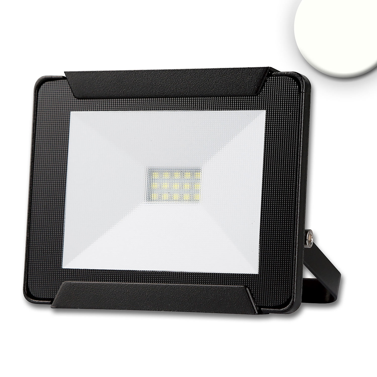 ISOLED LED Fluter 10W neutralweiß schwarz IP65