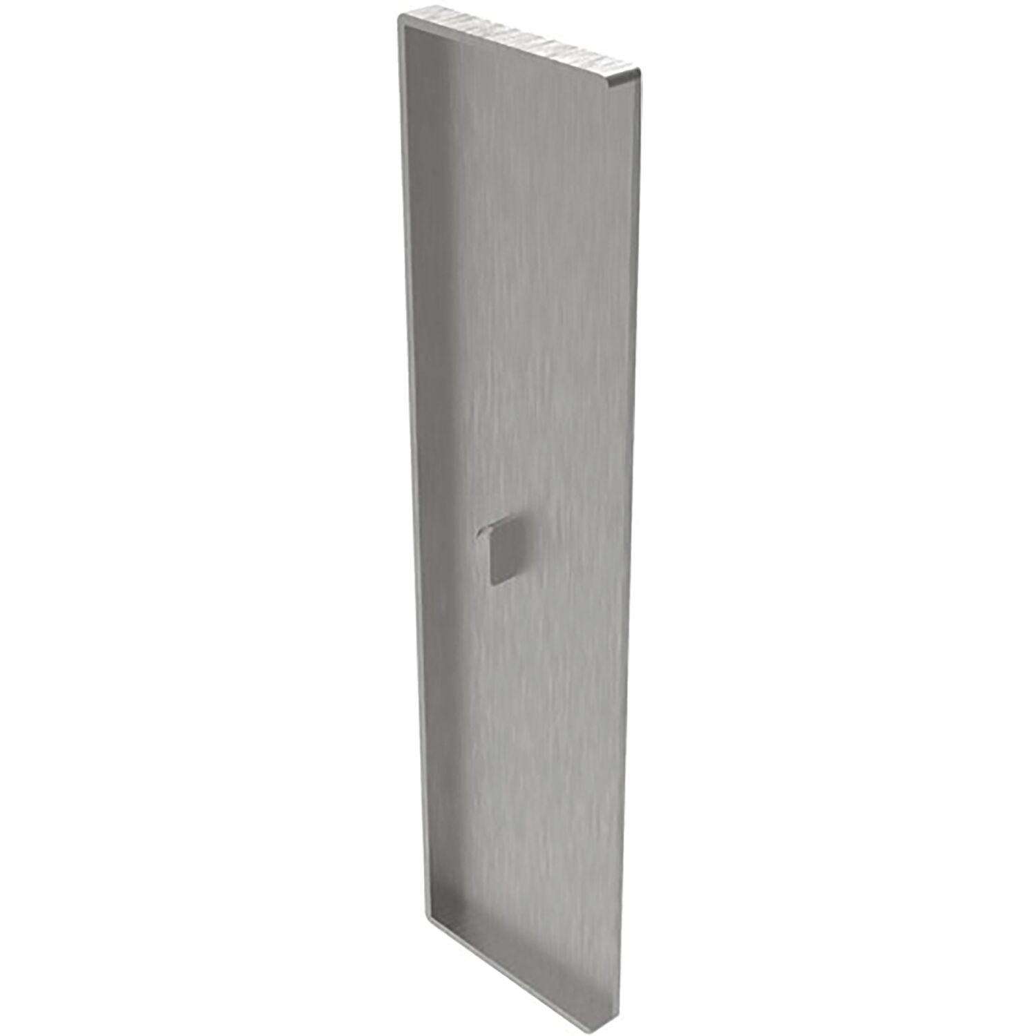 Economy Endkappe für Bodenprofil h-Form 0011,zur vorgesetzten Montage,silber