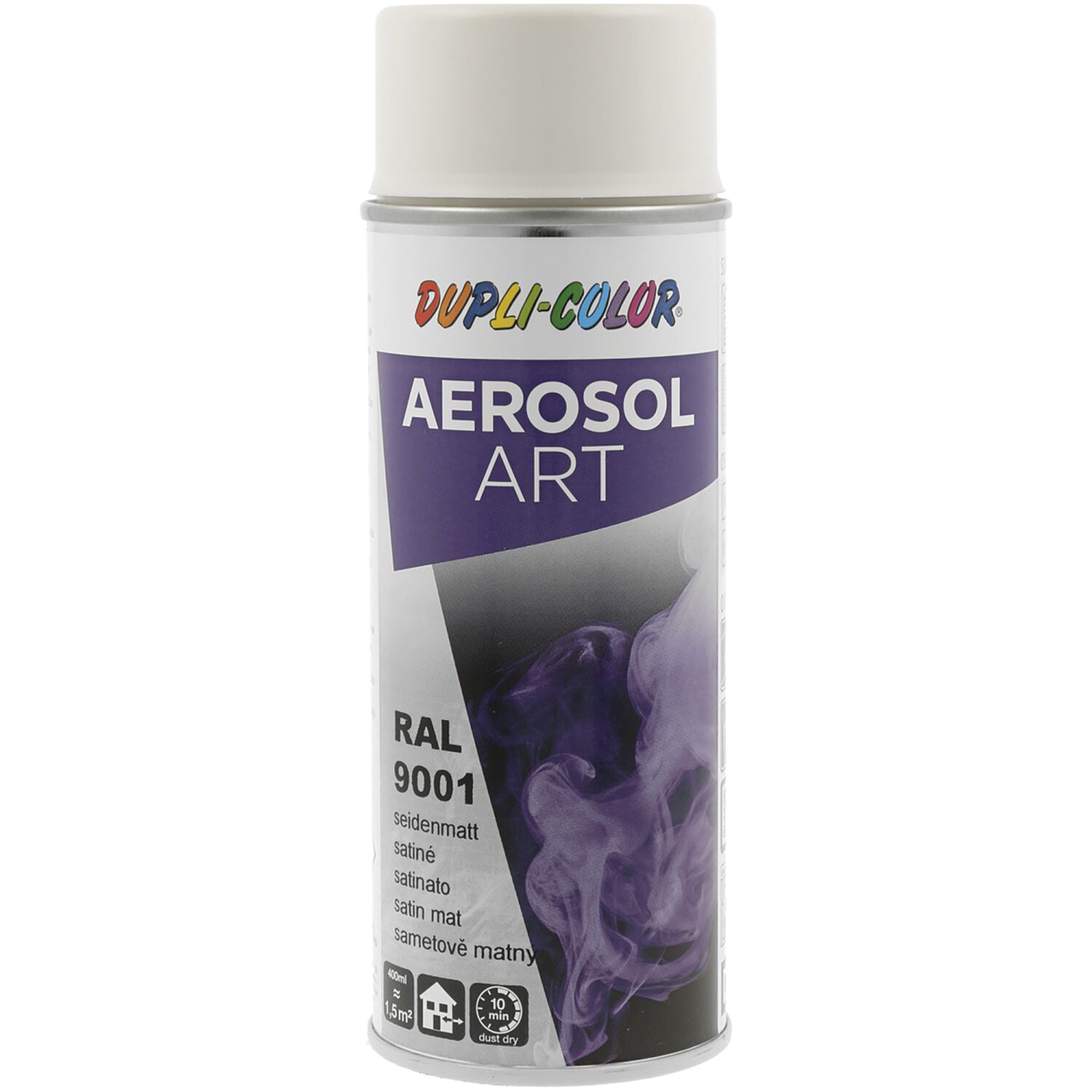 Dupli-Color Lackspray Aerosol Art 400ml cremweiß seidenmatt / RAL 9001