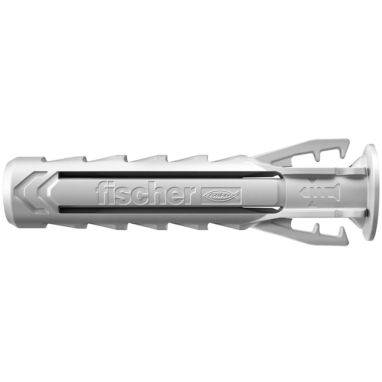 FISCHER Dübel SX-Plus 12x 60 Nylon grau mit Rand (25 Stück)