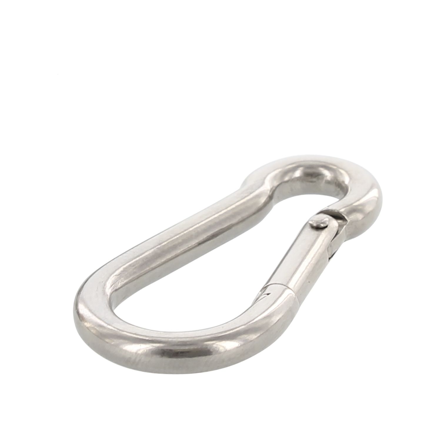 Feuerwehrkarabiner 11X120 Edelstahl A4 (10 Stück)