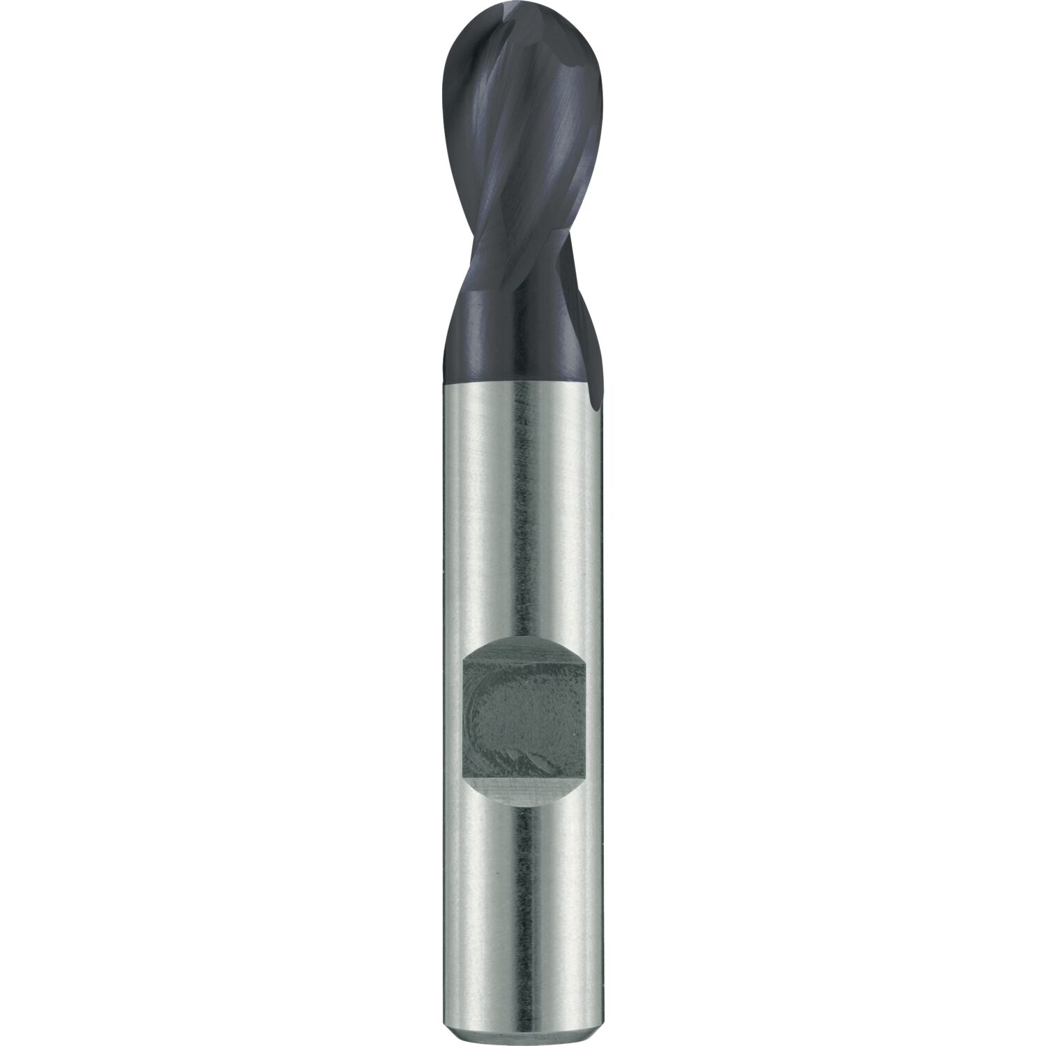 MAYKESTAG Langlochfräser mit Radius HSS-ECo8 ALUNIT 5,0 mm kurz Zweischneider