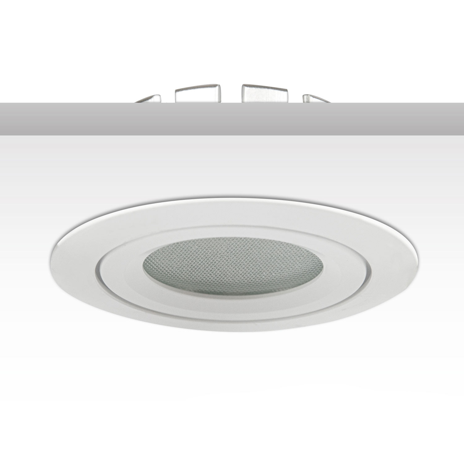 ISOLED LED Einbaustrahler weiß 8W SMD 120° rund warmweiß dimmbar
