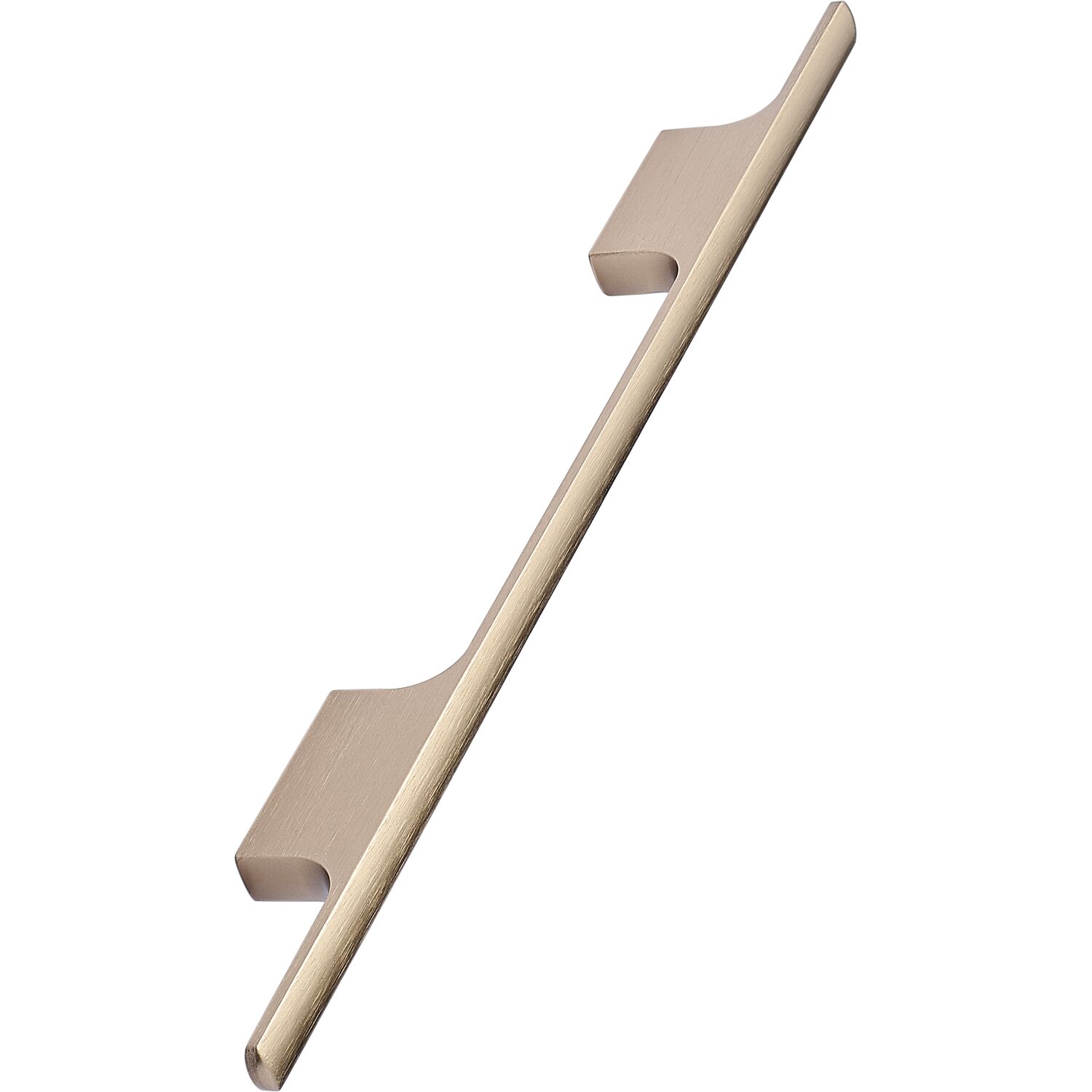 furnipart Möbelgriff Tau Breite 286mm Aluminium Messing gebürstet