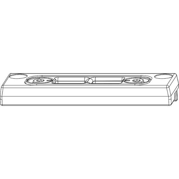 Maco #26460 Riegelschließteil PVC 12/20-13 Rehau/OSMOPANE/VIVA PLAST silber