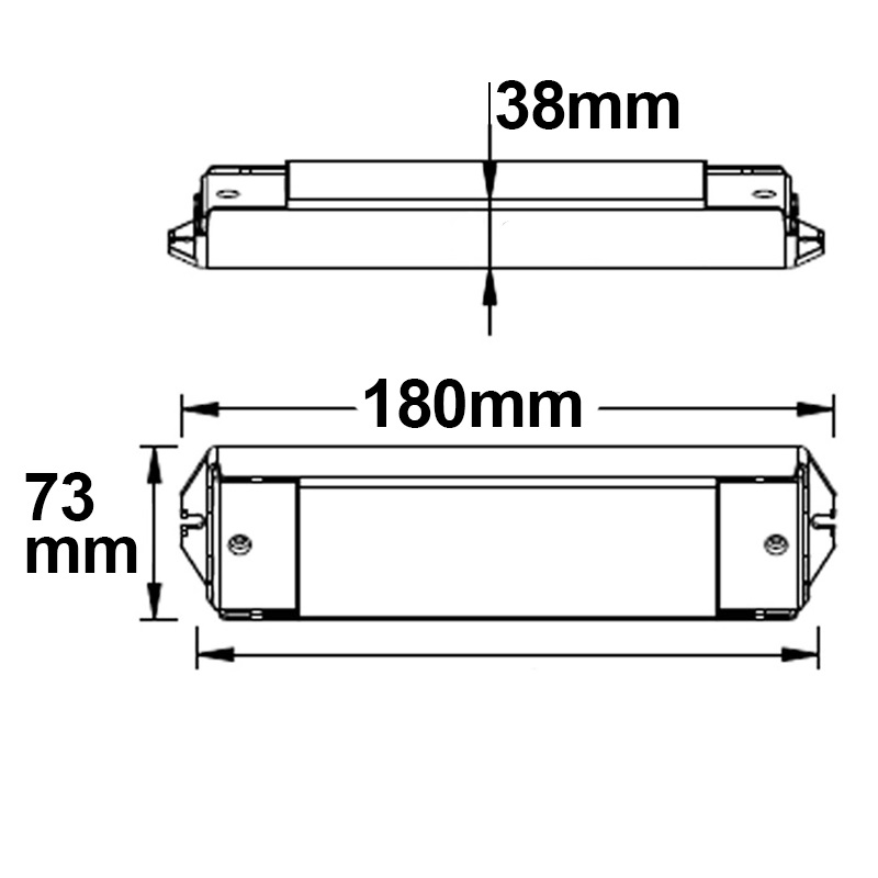ISOLED Sys-One Funk PWM-Dimmer IP66 4 Kanal 12-36V 4x5A 48V 4x2A