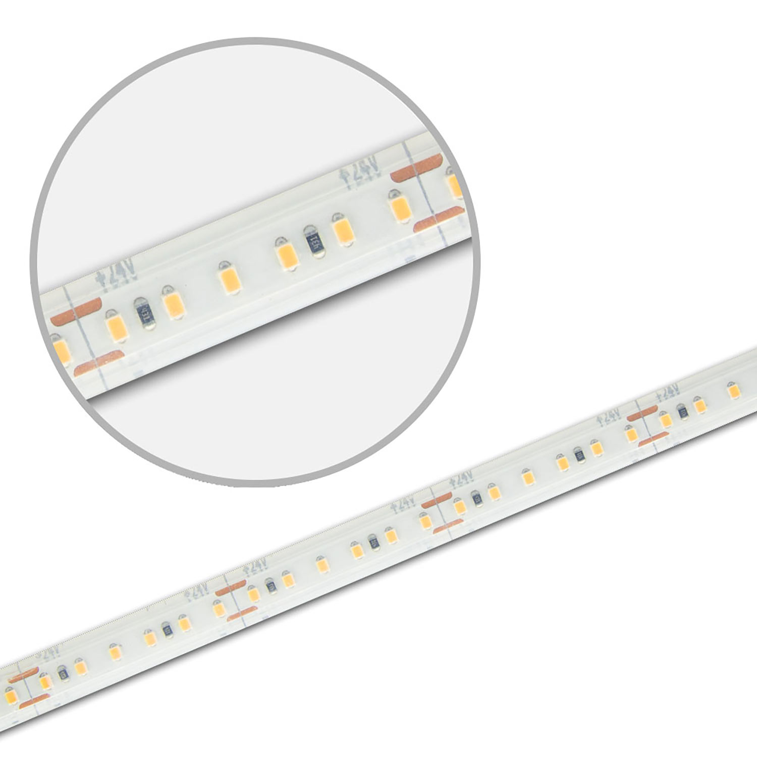 ISOLED LED CRI927 Linear11 Flexband 24V DC 6W IP54 2700K 5m Rolle 180 LED/m